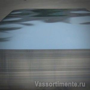 Лист вольфрамовый 0,4 мм ВИ